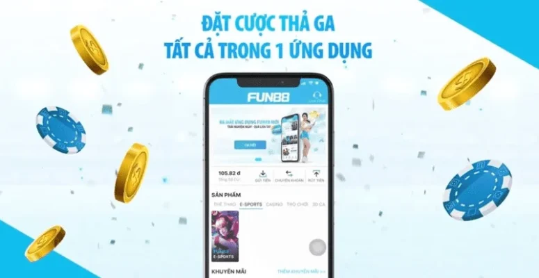 Tải Fun88 – Link Tải App Fun88 về điện thoại đầy đủ nhất Màn hình tải app Fun88 trên điện thoại di động